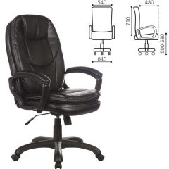 Кресло офисное BRABIX PREMIUM "Trend EX-568" (экокожа, черное) 532100 в Губахе - gubaha.mebel24.online | фото 2