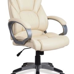 Кресло офисное BRABIX "Eldorado EX-504", экокожа, бежевое, 531167 в Губахе - gubaha.mebel24.online | фото