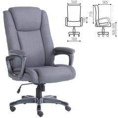 Кресло офисное BRABIX "Solid HD-005" (ткань/серое) 531823 в Губахе - gubaha.mebel24.online | фото