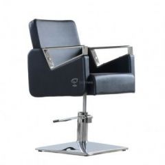 Кресло парикмахерское Barneo 6300V5 черное в Губахе - gubaha.mebel24.online | фото