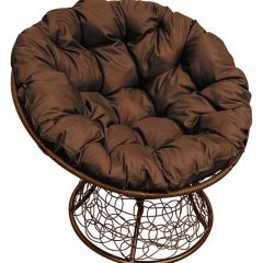 Кресло "ПАПАСАН" ротанг (каркас коричневый) в Губахе - gubaha.mebel24.online | фото