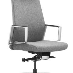 Кресло руководителя Бюрократ _JONS/CASHGREY серый в Губахе - gubaha.mebel24.online | фото