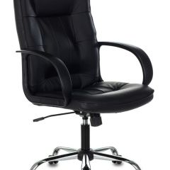 Кресло руководителя Бюрократ T-800N/BLACK черный в Губахе - gubaha.mebel24.online | фото