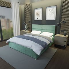 Кровать Аврора Решетка+ПМ+Дно (1800) в Губахе - gubaha.mebel24.online | фото