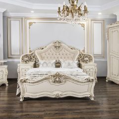 Кровать 1800 Джоконда (крем) в Губахе - gubaha.mebel24.online | фото 6