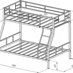 Кровать двухъярусная «Гранада-1» в Губахе - gubaha.mebel24.online | фото 6