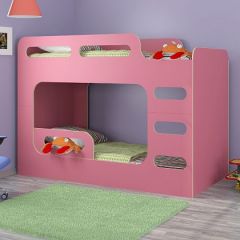 Кровать двухъярусная Дельта-Макс-20.03 Розовый в Губахе - gubaha.mebel24.online | фото