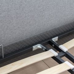 Кровать интерьерная Миа (1600) Купер 18/Кант Лайт 10 в Губахе - gubaha.mebel24.online | фото 7