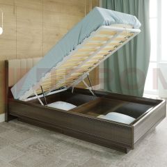 Кровать КР-1011 с мягким изголовьем в Губахе - gubaha.mebel24.online | фото 5