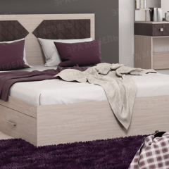 Кровать Николь 1600 (ясень) в Губахе - gubaha.mebel24.online | фото