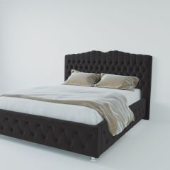 Кровать Нягань с ПМ 1400(экокожа кольт ч) в Губахе - gubaha.mebel24.online | фото 2