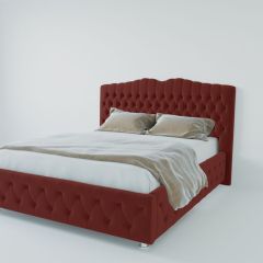 Кровать Нягань с ПМ 900 (велюр бордо) в Губахе - gubaha.mebel24.online | фото 2