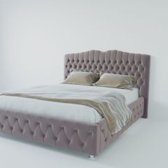 Кровать Нягань с ПМ 900 (велюр темно-серый) в Губахе - gubaha.mebel24.online | фото 2