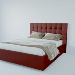 Кровать Венеция без основания 2000 (велюр бордо) в Губахе - gubaha.mebel24.online | фото
