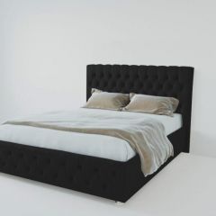 Кровать Версаль 1600 без основания (экокожа кольт ч) в Губахе - gubaha.mebel24.online | фото