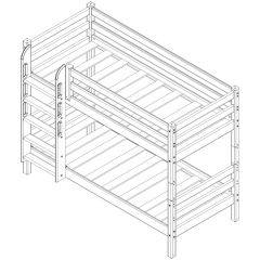 Кровать Сонечка 2-х ярусная (модульная) в Губахе - gubaha.mebel24.online | фото 6