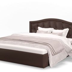 Кровать Стелла 1200 + Основание (Лесмо brown) коричневый в Губахе - gubaha.mebel24.online | фото 1