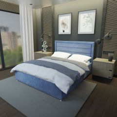 Кровать Тиана Решетка+ПМ+Дно (1600) в Губахе - gubaha.mebel24.online | фото