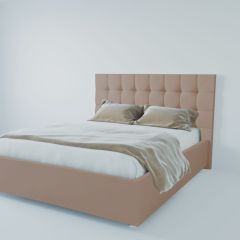 Кровать Венеция с ПМ 1600 (велюр серый) в Губахе - gubaha.mebel24.online | фото 2