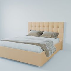 Кровать Венеция с ПМ 800 (экокожа бежевая) в Губахе - gubaha.mebel24.online | фото 2