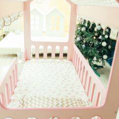 Кровать-домик без ящика 800*1600 (Розовый) в Губахе - gubaha.mebel24.online | фото 3