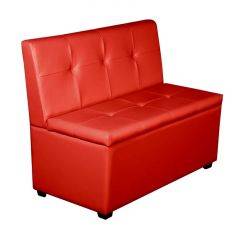 Кухонный диван Уют-1 (1000) Красный в Губахе - gubaha.mebel24.online | фото 1