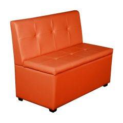 Кухонный диван Уют-1 (1000) Оранжевый в Губахе - gubaha.mebel24.online | фото