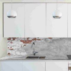 Кухонный фартук со столешницей (А-01) в едином стиле (3050 мм) в Губахе - gubaha.mebel24.online | фото