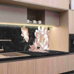 Кухонный фартук со столешницей (А-05) в едином стиле (3050 мм) в Губахе - gubaha.mebel24.online | фото 1
