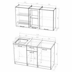 Кухонный гарнитур Алина медиум (1400) в Губахе - gubaha.mebel24.online | фото 3