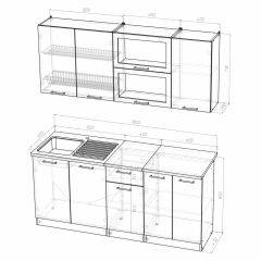 Кухонный гарнитур Инна макси 1800 в Губахе - gubaha.mebel24.online | фото 4