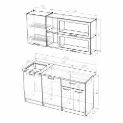 Кухонный гарнитур Лира стандарт 1600 в Губахе - gubaha.mebel24.online | фото 4