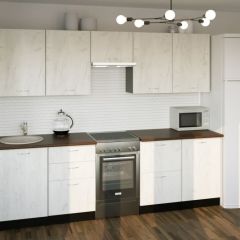 Кухонный гарнитур Лоретта мега 2500 мм в Губахе - gubaha.mebel24.online | фото