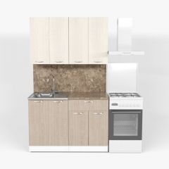 Кухонный гарнитур Ольга лайт 1 1200 мм в Губахе - gubaha.mebel24.online | фото 3