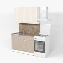 Кухонный гарнитур Ольга лайт 1 1200 мм в Губахе - gubaha.mebel24.online | фото 4