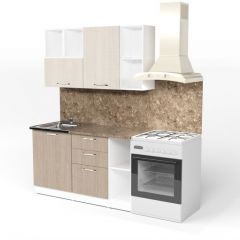 Кухонный гарнитур Ольга медиум 3 1400 мм в Губахе - gubaha.mebel24.online | фото 3