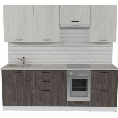 Кухонный гарнитур Сиена компакт 2200 мм в Губахе - gubaha.mebel24.online | фото 3