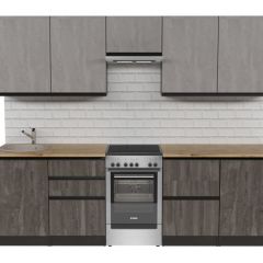 Кухонный гарнитур Симфония мега 2500 мм в Губахе - gubaha.mebel24.online | фото 3