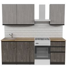 Кухонный гарнитур Симфония стандарт 1600 мм в Губахе - gubaha.mebel24.online | фото 3