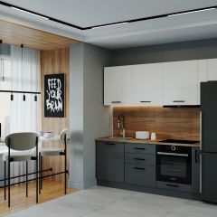 Кухонный гарнитур Вегас 2550 (Стол. 26мм) в Губахе - gubaha.mebel24.online | фото