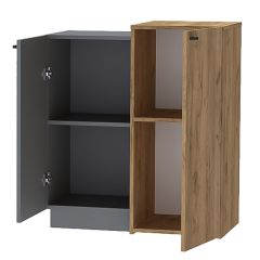 Модульная гостиная Квадро (ЛДСП дуб крафт золотой) в Губахе - gubaha.mebel24.online | фото 7