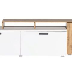 Гостиная Эльза (модульная) Дуб Крафт Золотой/Белый в Губахе - gubaha.mebel24.online | фото 4