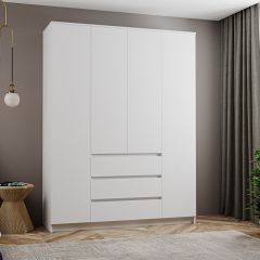 МОРИ МШ 1600.1 Шкаф (белый) в Губахе - gubaha.mebel24.online | фото