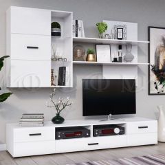НЭНСИ NEW Тумба ТВ (2дв.+1ящ.) МДФ в Губахе - gubaha.mebel24.online | фото 2