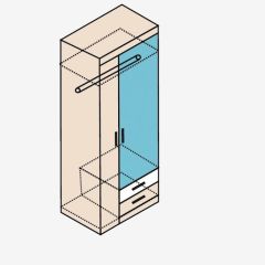 НИКА Н10з Шкаф для одежды в Губахе - gubaha.mebel24.online | фото 4