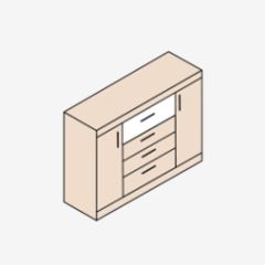 НИКА Н25 Комод в Губахе - gubaha.mebel24.online | фото 3