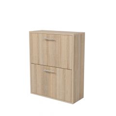 Обувница 2 секции (дуб сонома) в Губахе - gubaha.mebel24.online | фото