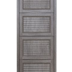 Обувница Комфорт Ф 001 Фасад 3D Жалюзи (4 секции) в Губахе - gubaha.mebel24.online | фото 2