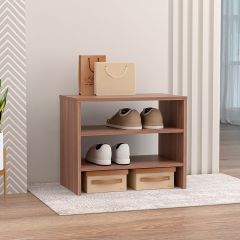 Обувница открытая 550 (ЛДСП Ясень темный) в Губахе - gubaha.mebel24.online | фото
