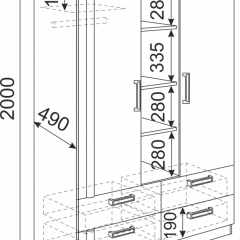 Подростковая Волкер (модульная) в Губахе - gubaha.mebel24.online | фото 11